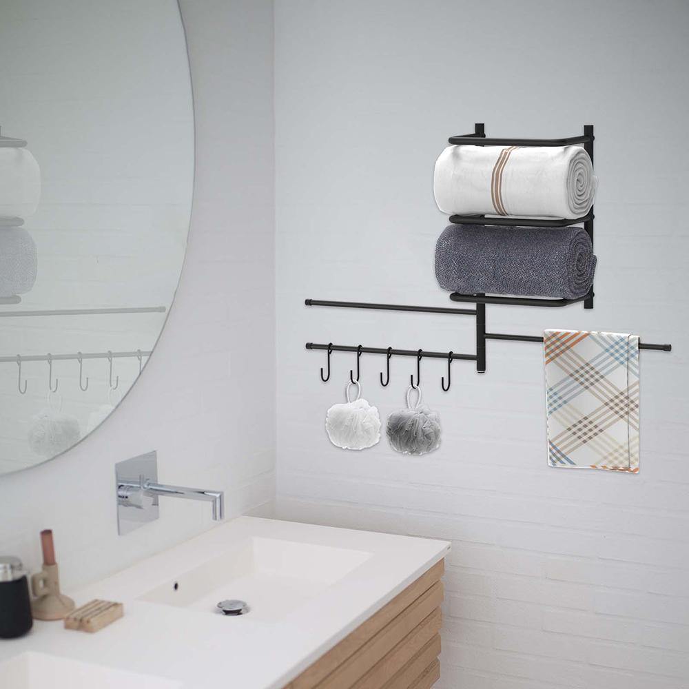 Bathroom Towel Hanging Rack Makes Things Easily Manageable | X-cosrack