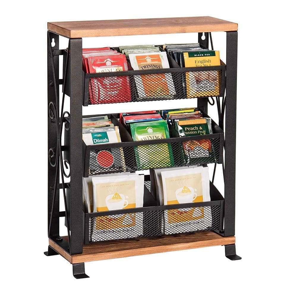 3-Tier Tea Bags Organizer, Tea Stand | X-cosrack