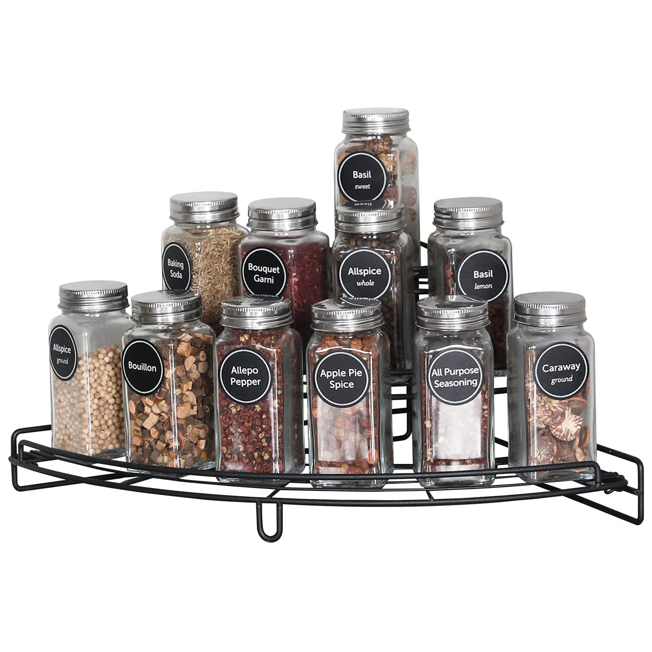 2 Pack Corner Spice Rack Xcosrack