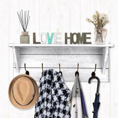 Wall Mounted Coat Rack Rustic And Welcoming