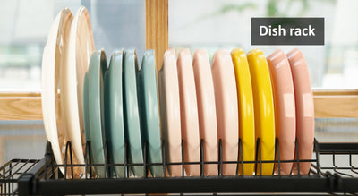 Stainless steel dish drying rack, really save time and practical.