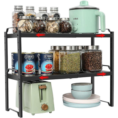 2 tier expandable spice rack