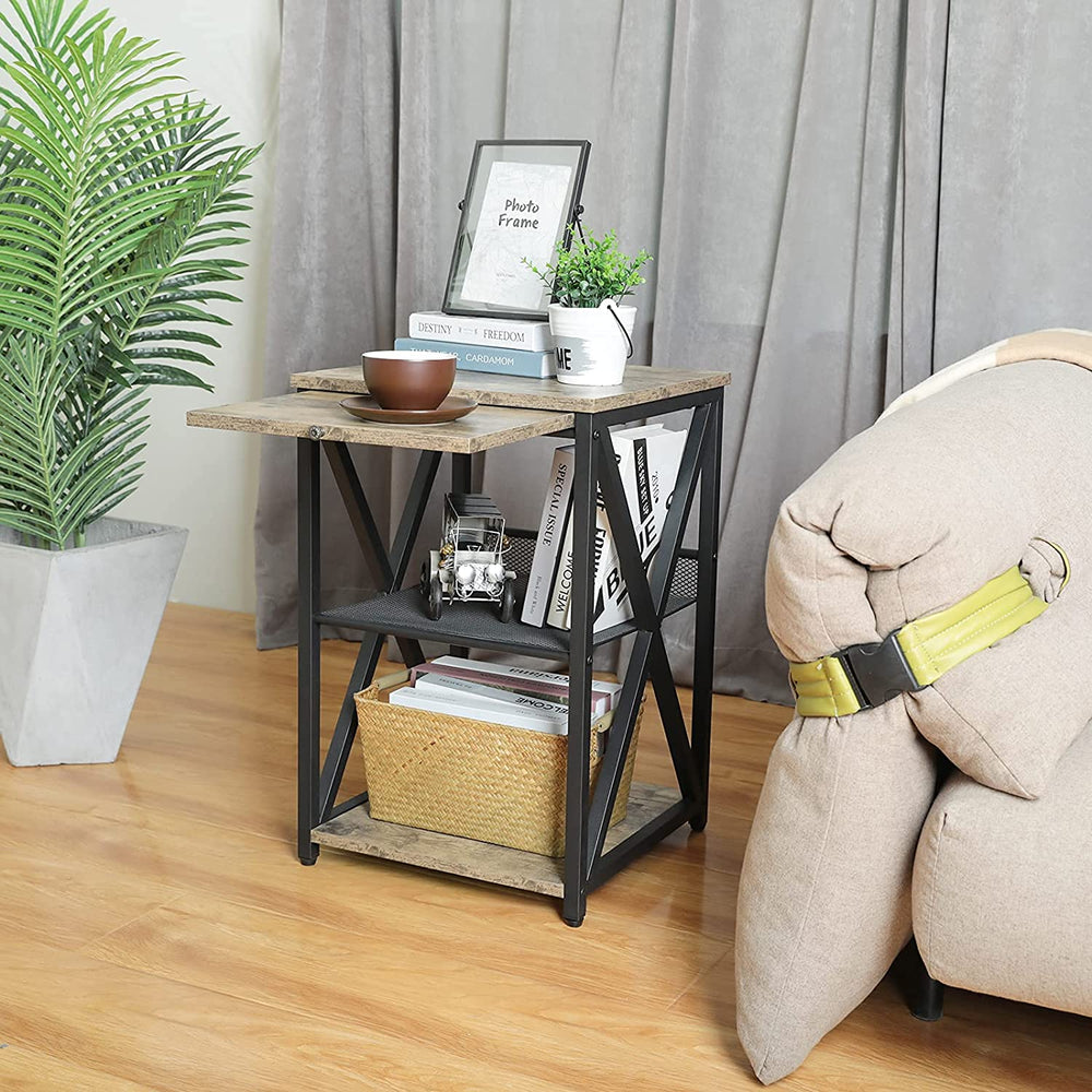 Wooden and Metal Side Tables for Living Room | X-cosrack