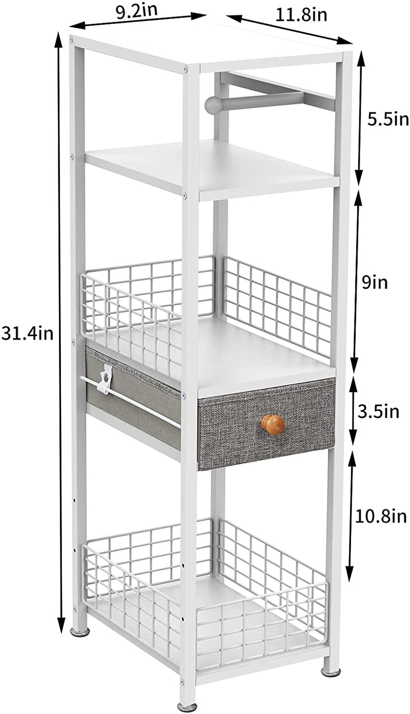 Small Bathroom Storage Cabinet with Drawer