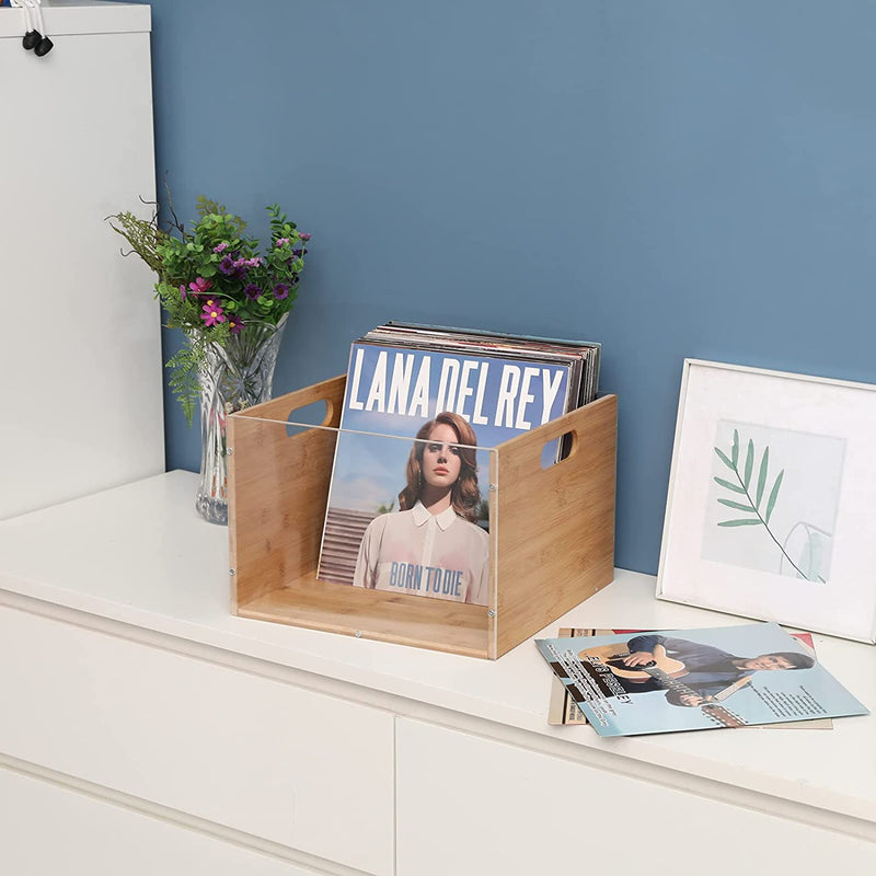 acrylic record storage