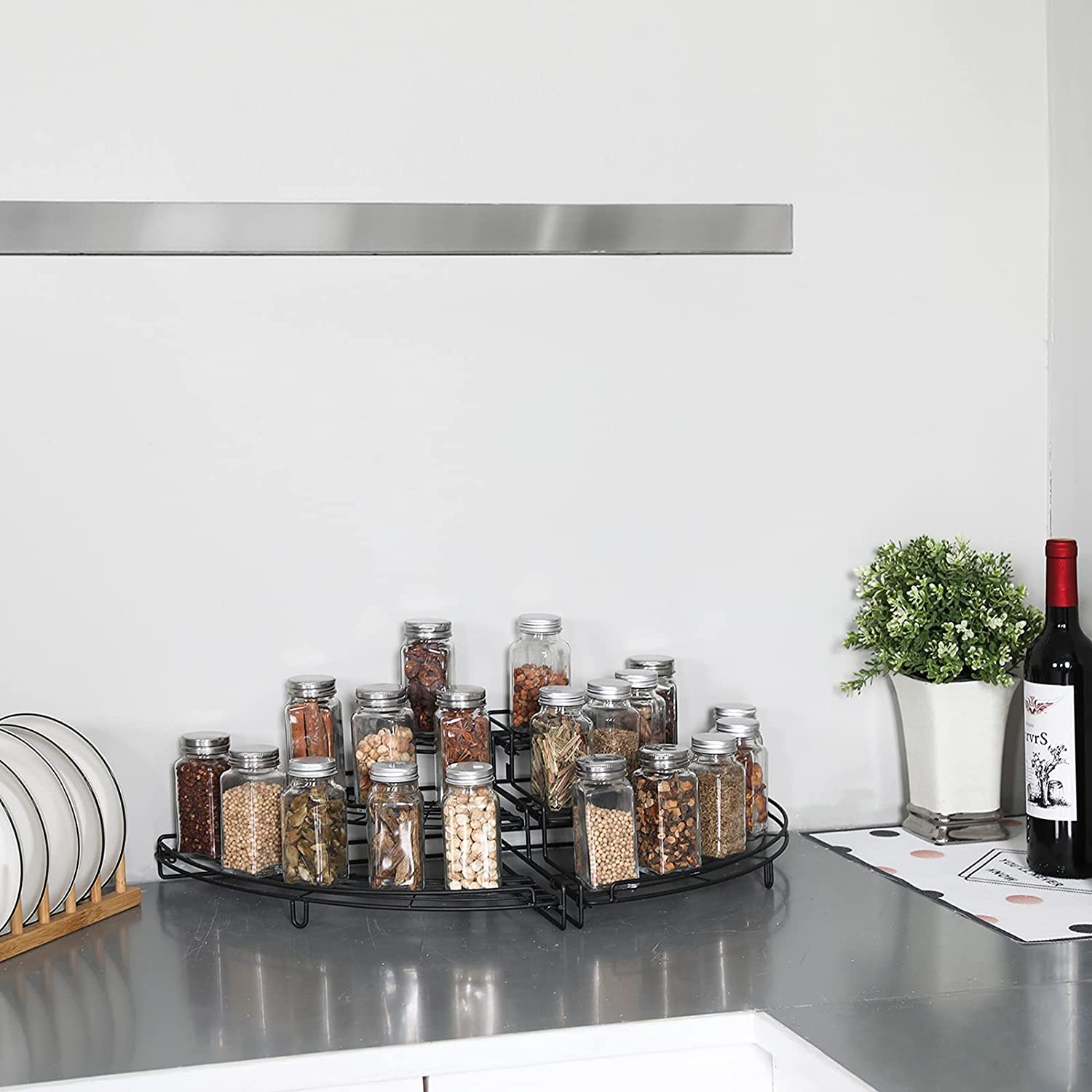 Spice Racks Cross 2 Pack Corner Spice Rack | X-cosrack