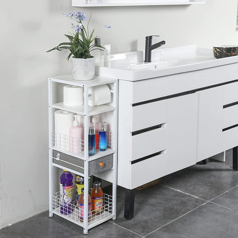 Small Bathroom Storage Cabinet with Drawer