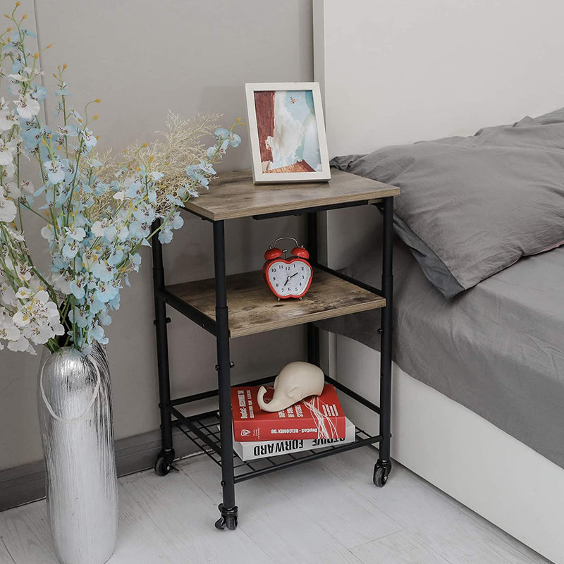 Adjustable Height End Table