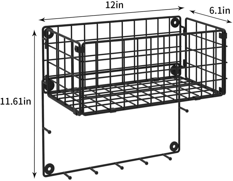 2PCS Hanging Wire Basket