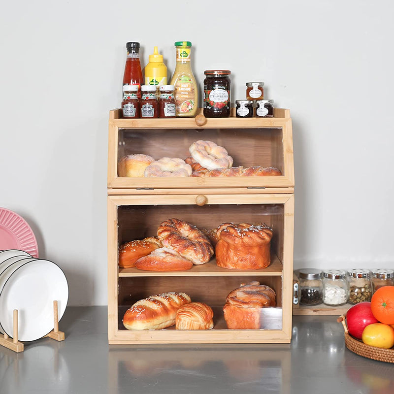 Bread Box Storage with Clear Window