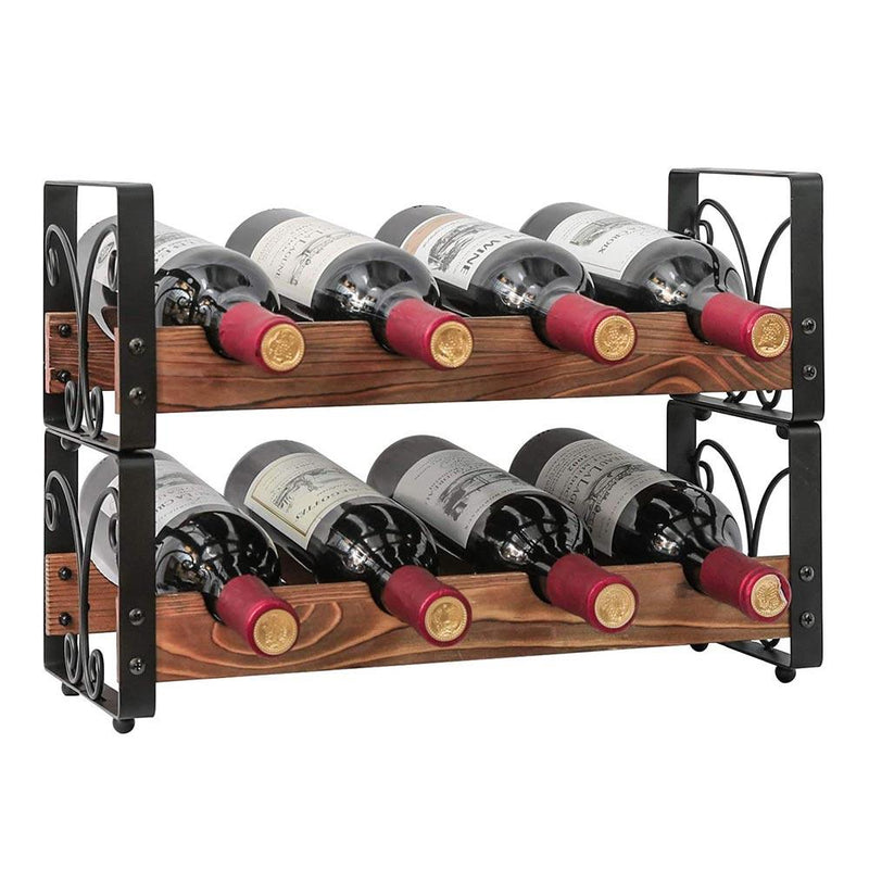 8 bottle wine rack