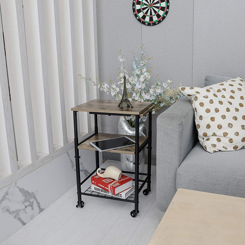 Adjustable Height End Table