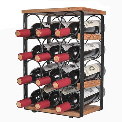 countertop wine rack 12 bottle