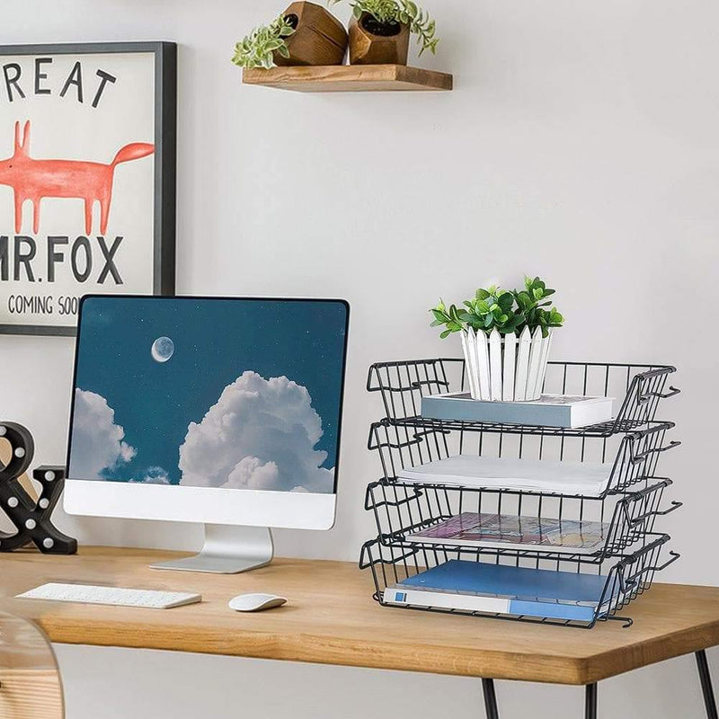 desk letter tray on the office table