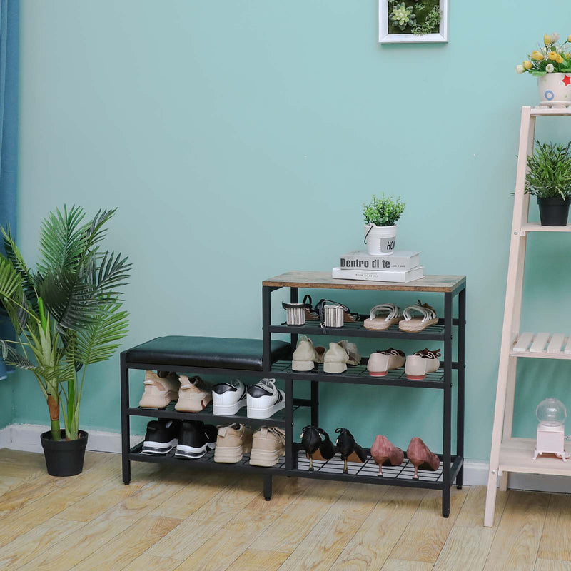 entryway bench with shoe storage in the living room