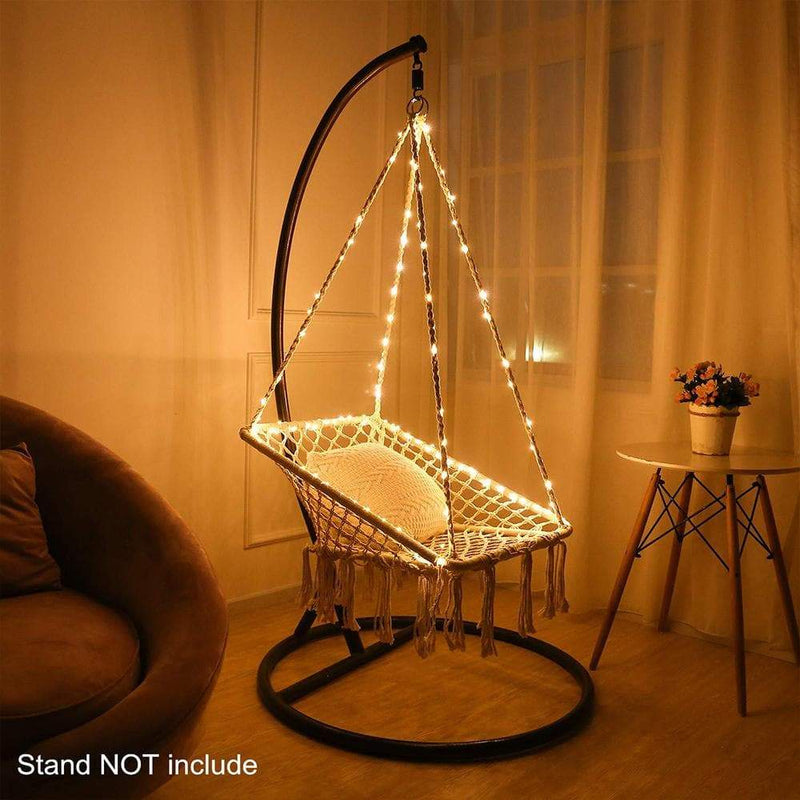 hanging chair with lights