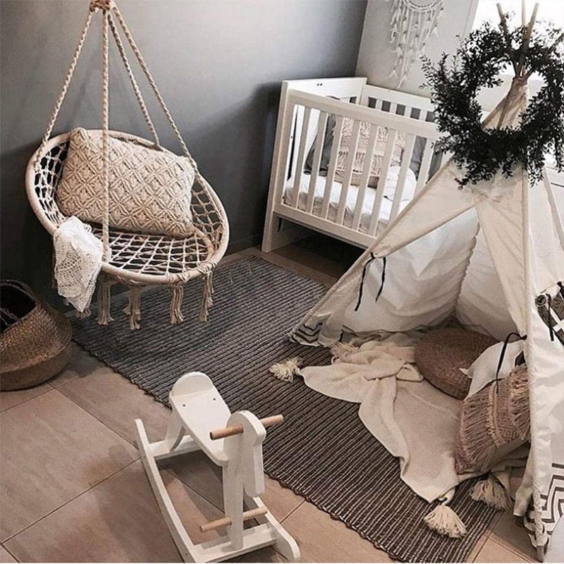 indoor hammock chair in the babyroom