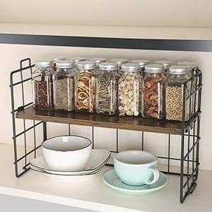 rustic spice rack can be diy layered