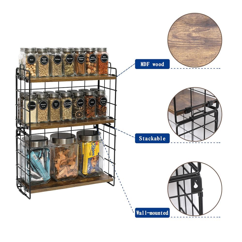 2x4 Spice Rack Cavalier On The Wall Spice Rack 55