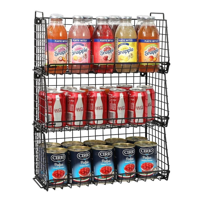 Stackable Wire Storage Baskets X-cosrack