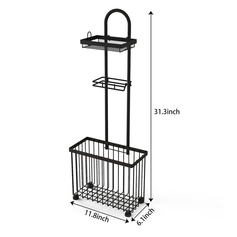 toilet paper holder storage size chart