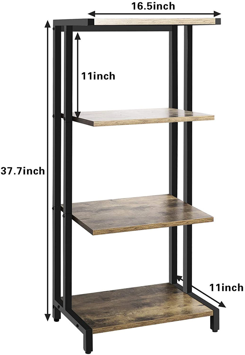 tower shelf storage size chart