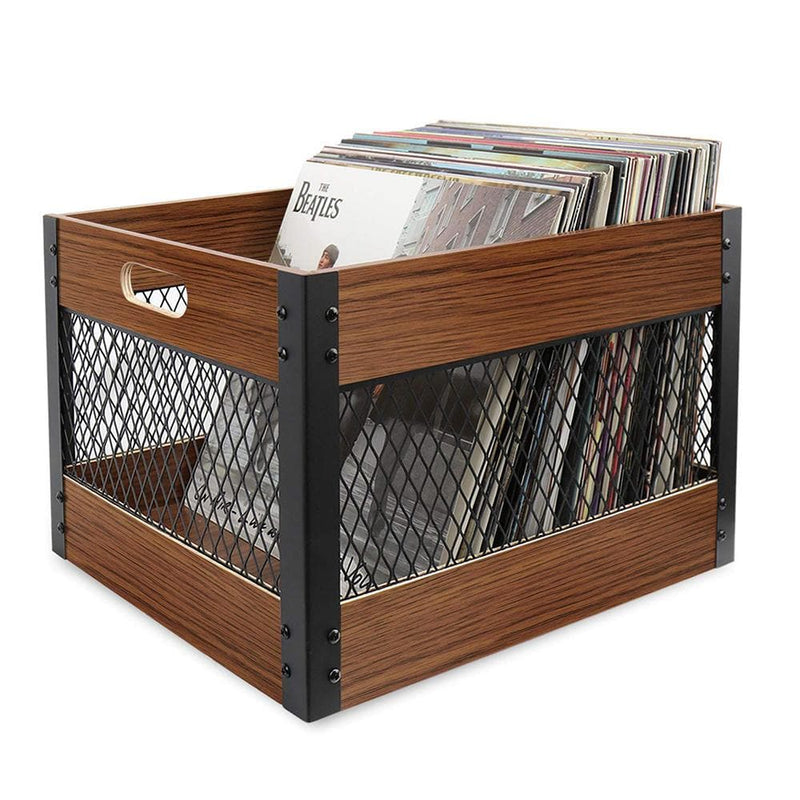 Vinyl Record Storage Box,record Storage Crate,retro Vinyl Storage,record  Storage Box,wooden Storage Box,vinyl Storage Box,record Organizer 