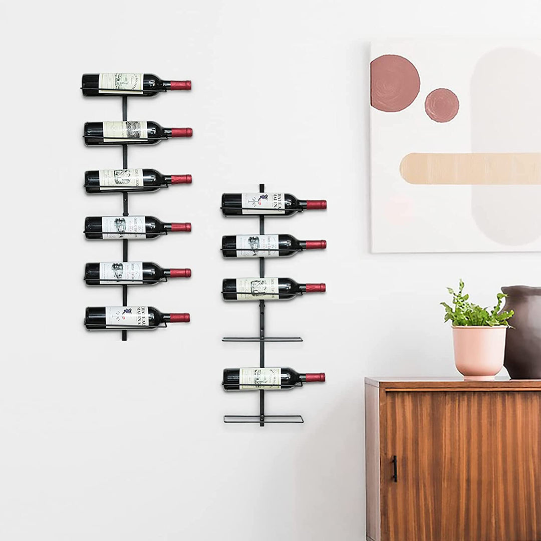 Metal Wall Wine Rack 12 Bottles, Hanging Wine Rack | X-cosrack